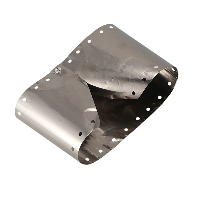 

Ultra Light Titanium Outdoor Camping Stove Windshield Sn Windproof Panel-15cm