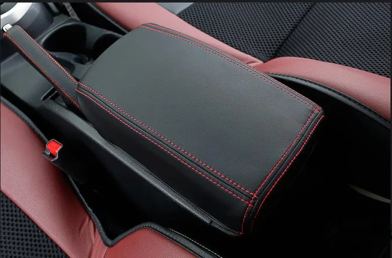 

PU Leather Centrol Armrest Box Cover set of Fit For Nissan Qashqai 2016-2017