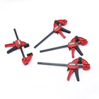 DURATEC 4 шт. 4-дюймовые F-образные стандартные зажимы для световых ловушек Диапазон зажима 0-100 мм набор зажимов для рабочих стерсветильник ней