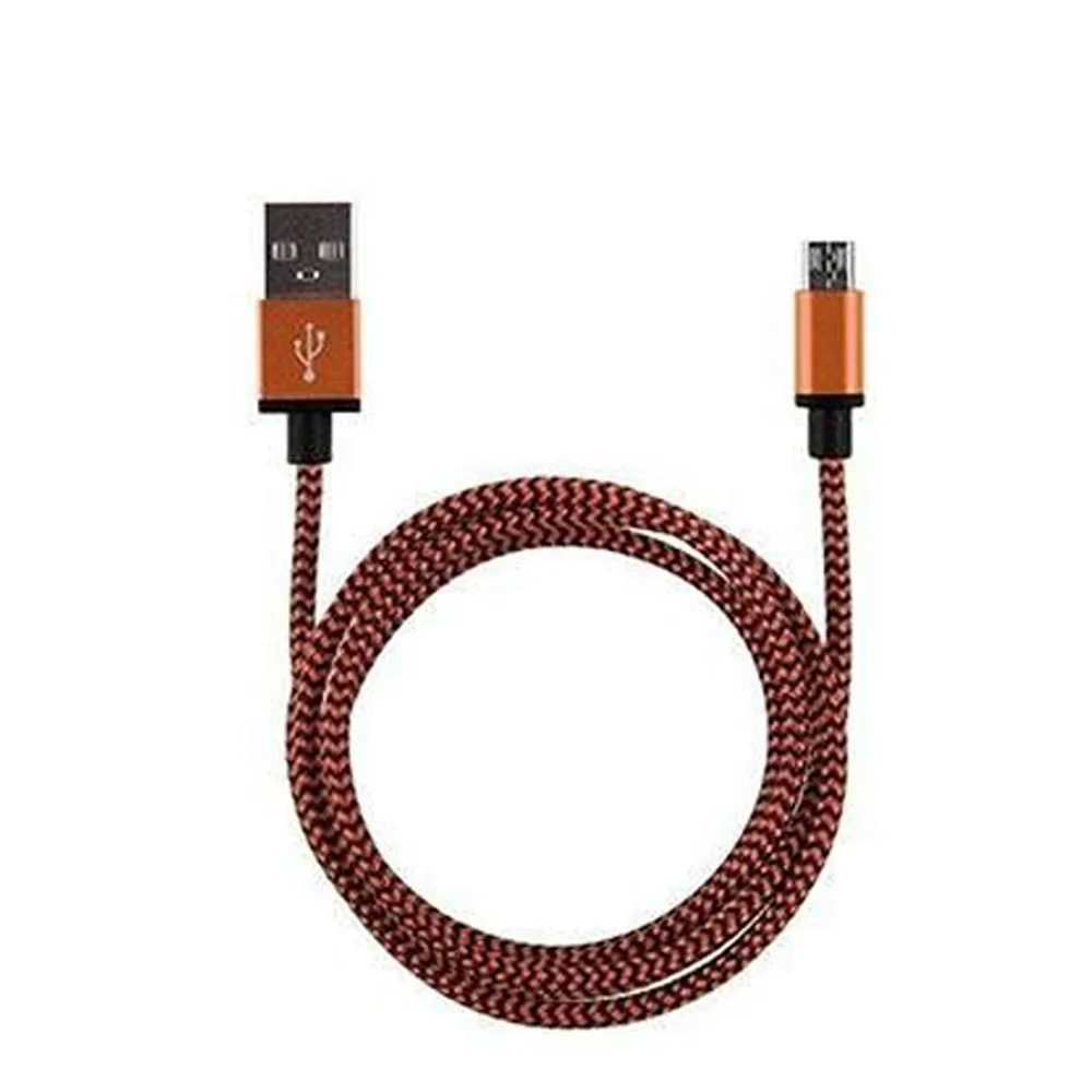 Кабель Micro USB Ouhaobin в алюминиевой оплетке USB-кабель для быстрой зарядки и передачи