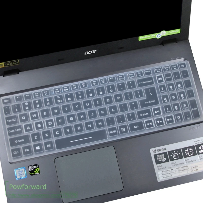 Клавиатура протектор кожного покрова для 15,6 ''acer Aspire VX5-591G Хищник Helios G3-571 деталь нитро-двигателя Himoto Redcat AN515-51 AN515-52 AN515-53 AN515-42