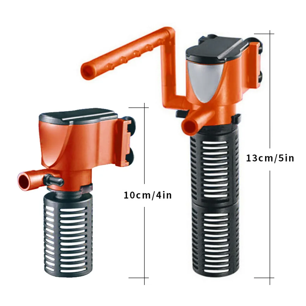 Фильтры для аквариума пруда мини фильтр 3в1 3 Вт 5 внутренний кислородные