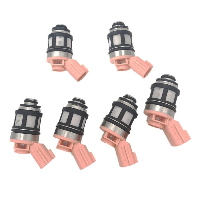 

6 Pcs Fuel Injector Nozzle 16600-1800 16600-9S200 16600-9S205 for Nissan Navara D21 D22 3.0L VG30E Pathfinder 3.3L VG33E
