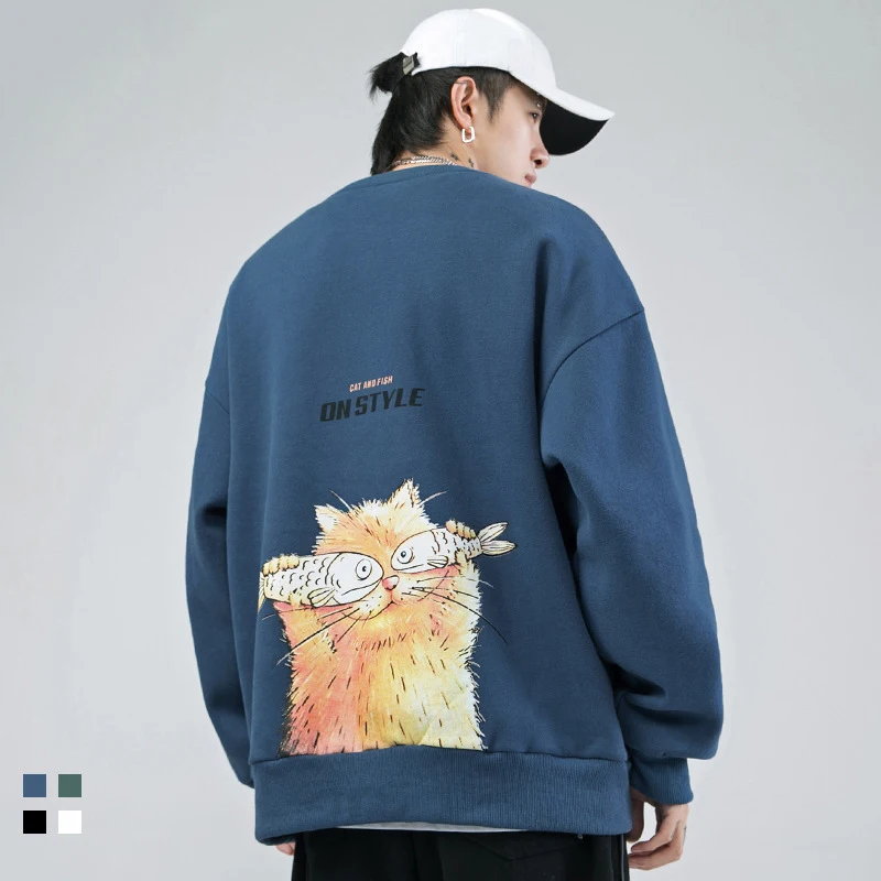 Толстовка с капюшоном для мужчин в стиле хип-хоп уличная одежда Harajuku 100% хлопок