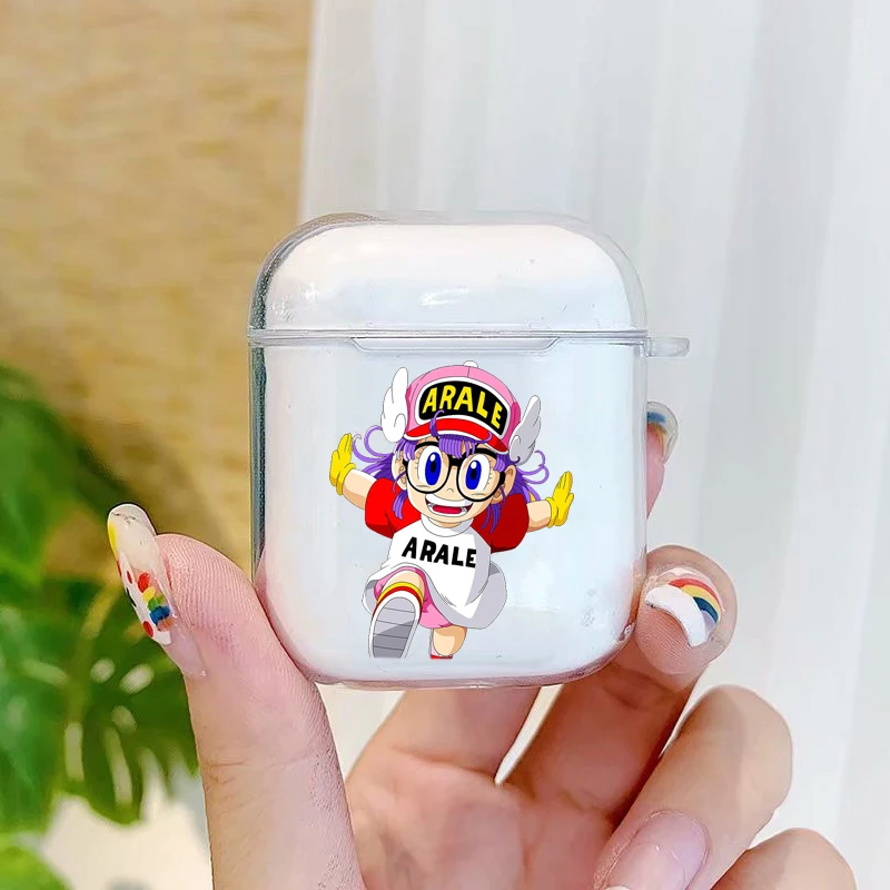 Мягкий чехол Dr slump - Arale с милым японским аниме для Airpods 1 2 беспроводных Bluetooth