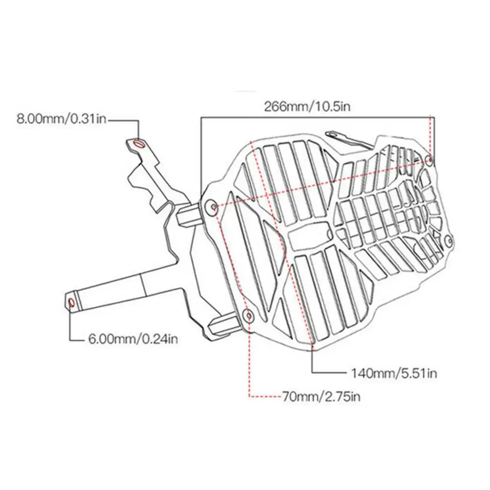 Защитный чехол для фар BMW R1200GS Adventure 2013 2018 защитный гриля Защитные щитки черные