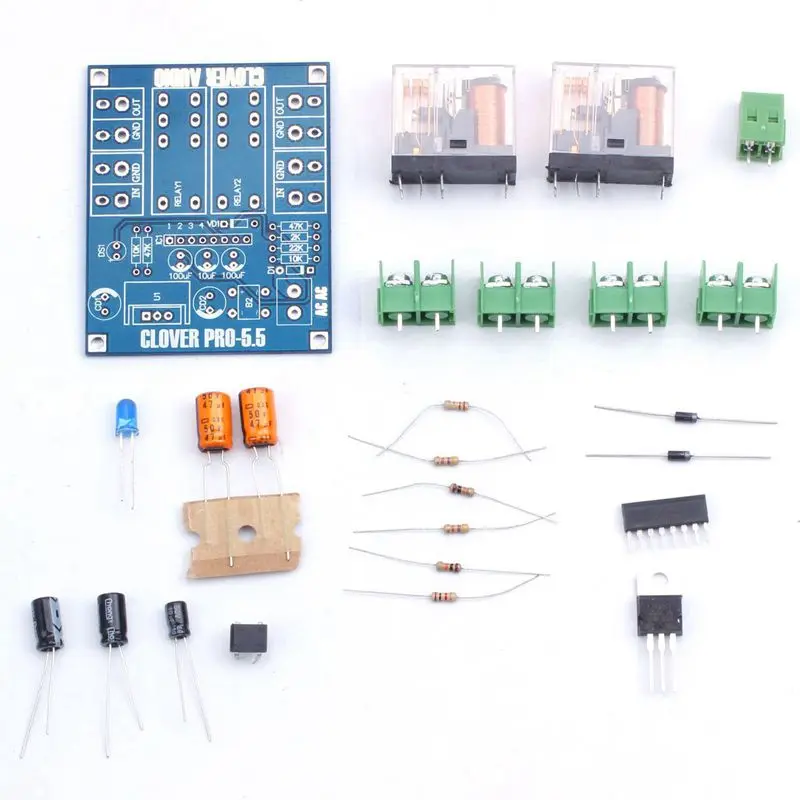 Двойной OMRON релейный 7812 + UPC1237 комплект защитной платы динамика для HIFI DIY AC 12