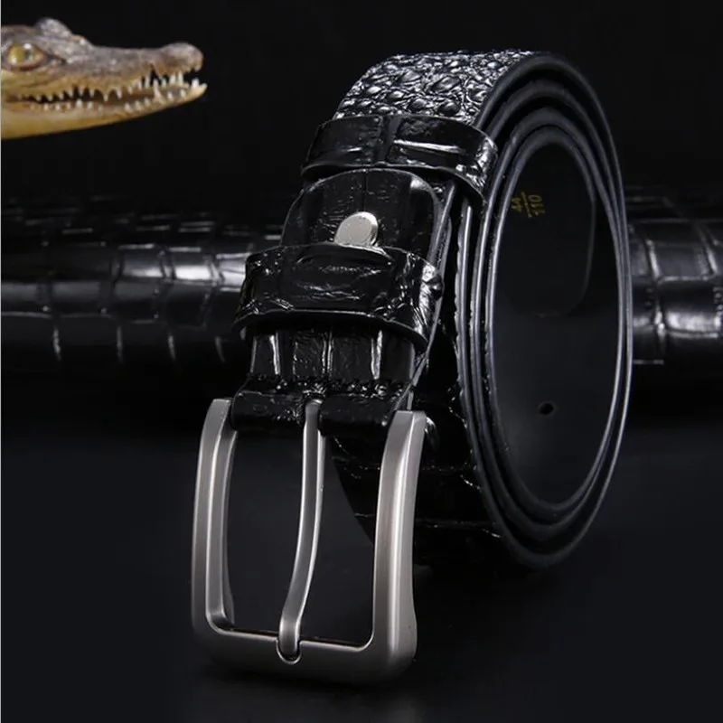 Ремень XKS132 мужской из натуральной кожи Роскошный дизайнерский пояс с пряжкой