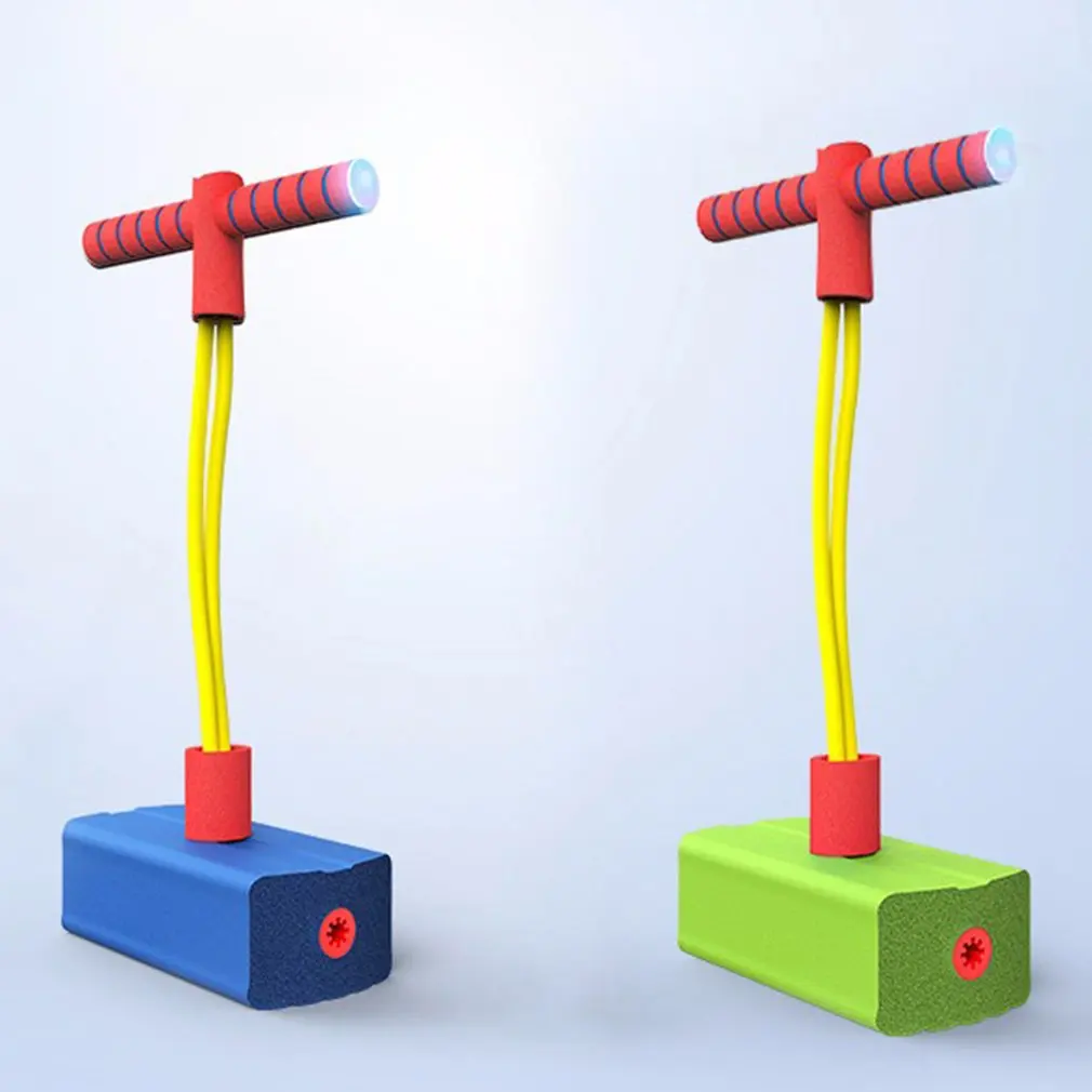 Лягушка для прыжков детей прыжки шест игрушка прыгающий устройство упргугий мяч