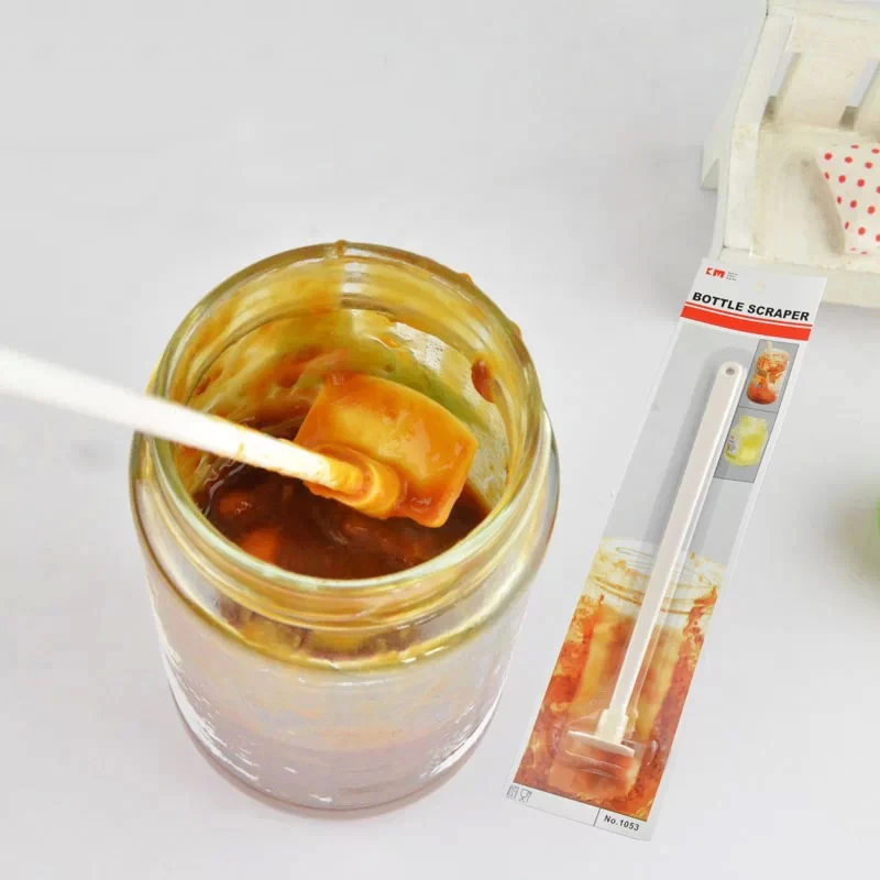 1 шт. длинный скребок для бутылки масла Джем-соус кетчуп силиконовая лопатка
