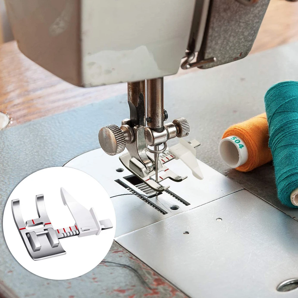 Прижимная лапка для швейной машины регулируемая декоративная направляющая по