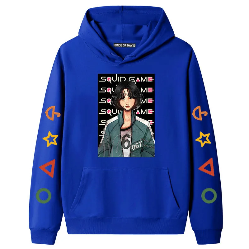 

Squid Game Hoodie Sweatshirt Winter Clothes Women Harajuku Korean Fashion Plus Size Women Clothing Squidgame