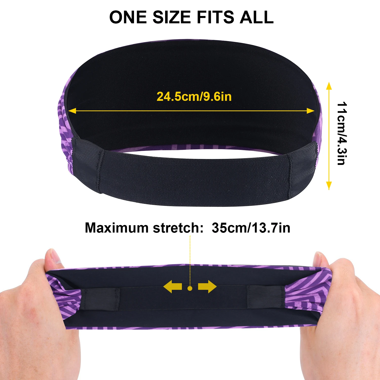 Спортивная повязка на голову фитнес бег Теннисный напульсник пот тренажерный