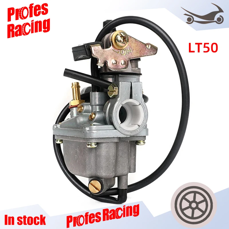 

Motorcycle LT50 Carburetor New Intake Manifold with Carb Carburetor For RMZ LT 50 JR50 Quadrunner ATV Quadmaster 50 LTA50 ALT50