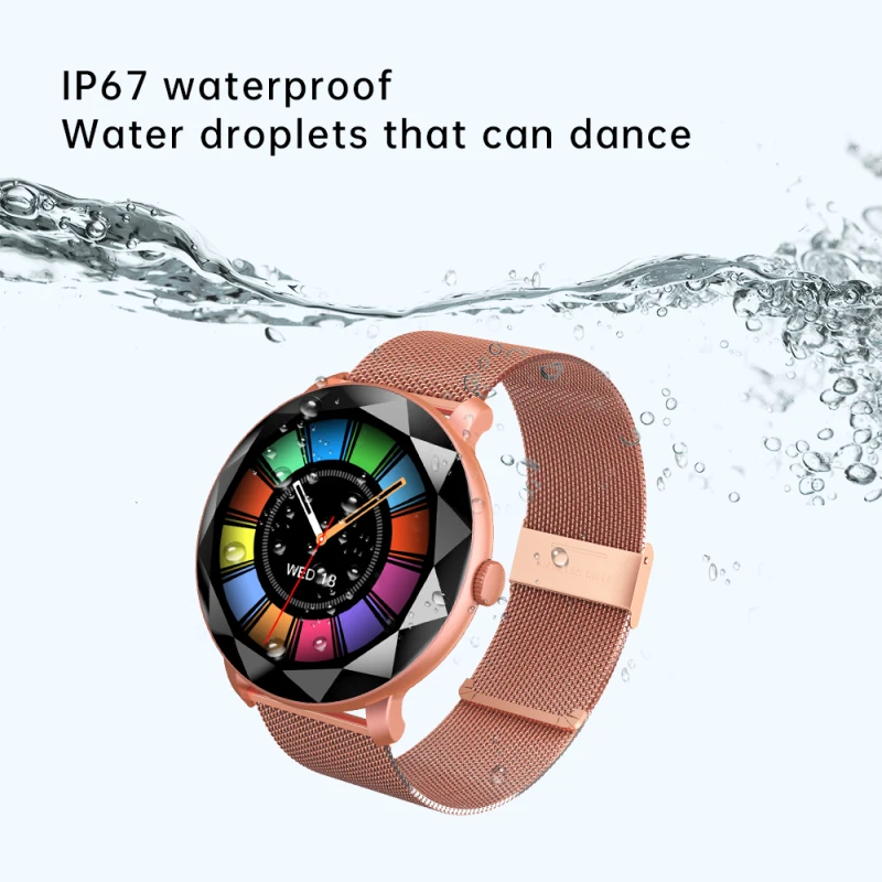 

YH8 Fashion Smart Watch Female Menstrual Cycle Reminder Blood Pressure Blood Oxygen Heart Rate Step Counter Sleep Smartwatch