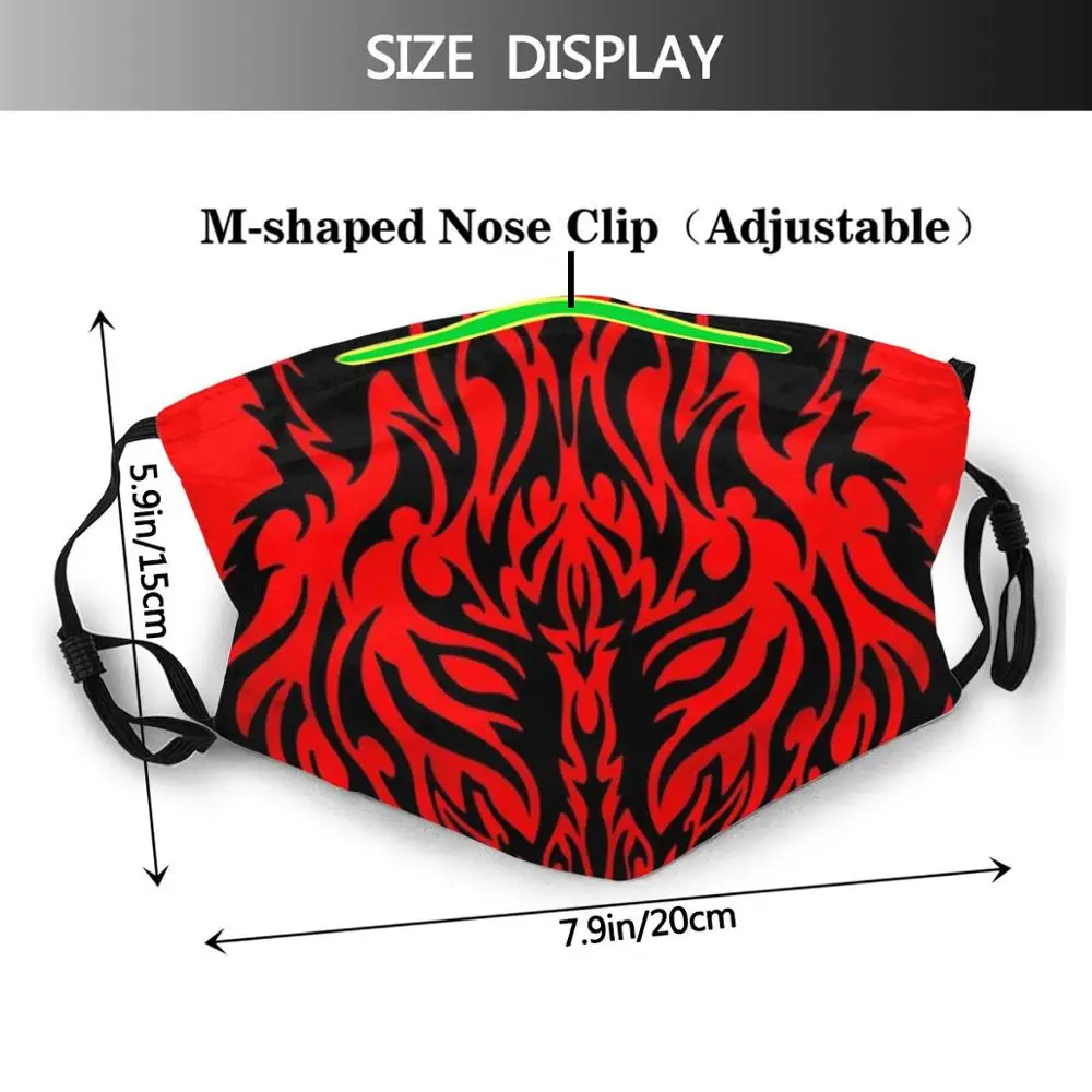 Tribal Wolf - Warrior Mask Funny Cool Cloth Wolves Design Tattoo Art Fan Gift | Аксессуары для одежды