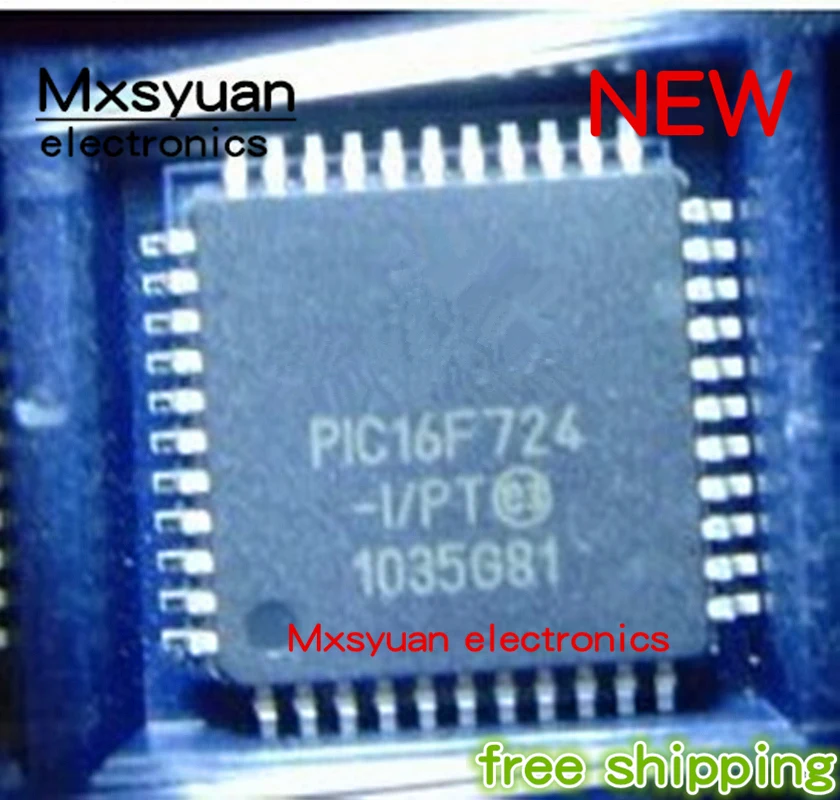 

10PCS~50PCS/LOT PIC16F724-I/PT PIC16F724 PIC16F724-IPT TQFP44 New original