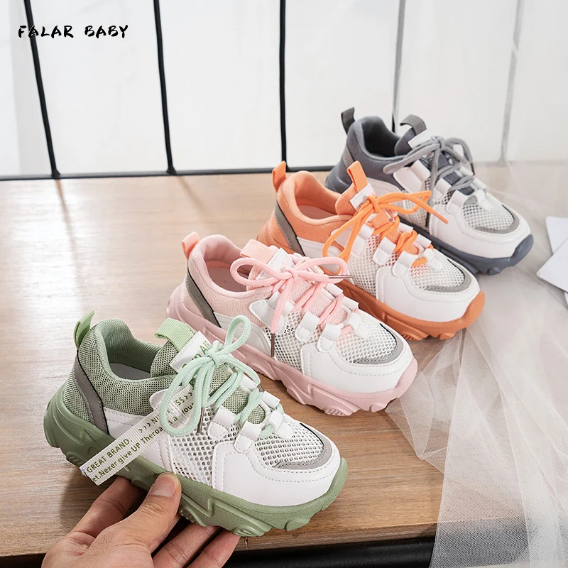 

Shoes Kids Boys Girls Casual Mesh Sneakers Breathable Soft Soled Running Sports Shoes toddler boy shoes boys sneakers