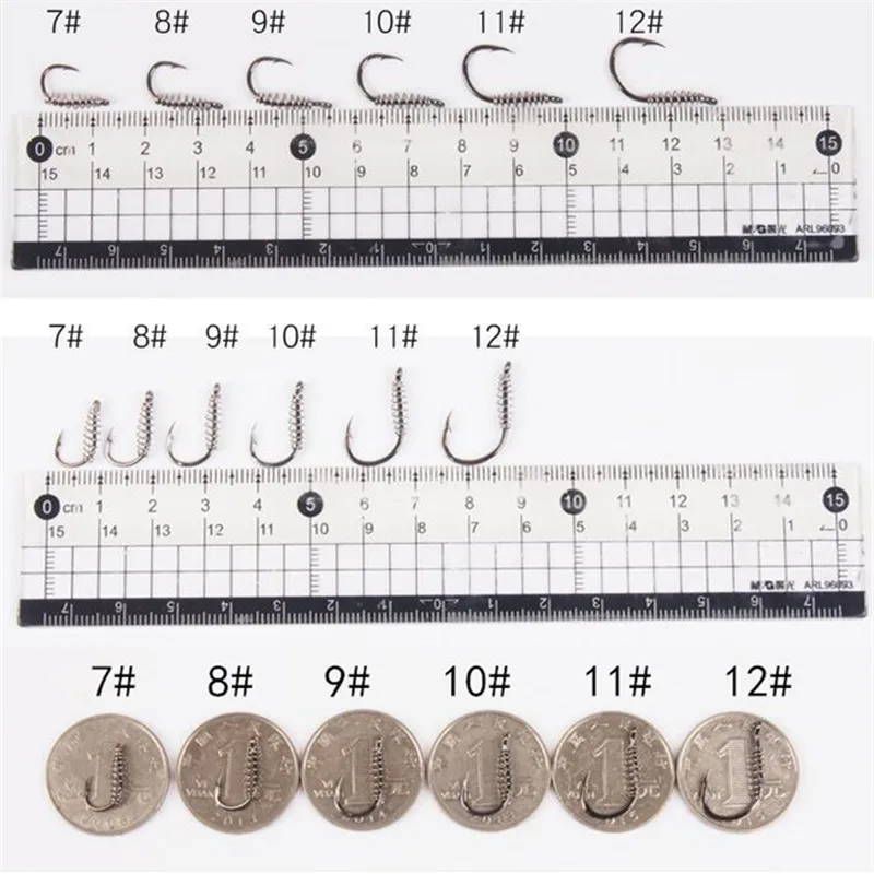 10 шт. Весна крючки колючие поворотный джиг карп рыболовные одинарный круг с