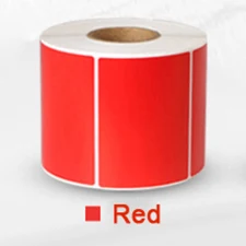 70x50mm Red 960 шт/рулон 70x50 мм цветная наклейка пустая прямая термоэтикетка Бумага Цена этикетки канцелярские наклейки s бизнес поставки - Цвет: 70x50mm Red