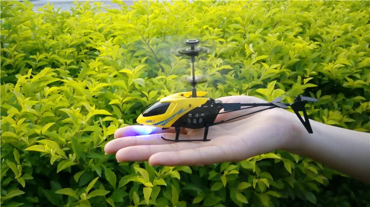 Радиоуправляемый вертолет 2 канальный мини дрона с дистанционным управлением