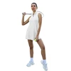 Tennis Dress Female Sleeveless Black Sport Dress Training Running Fitness Short Dress Female Golf Badminton Dress Suit 5