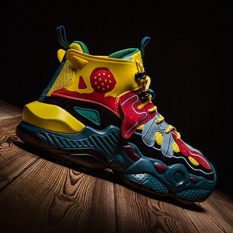 Новинка 2019 молодежная Баскетбольная обувь среднего размера соответствие цвета