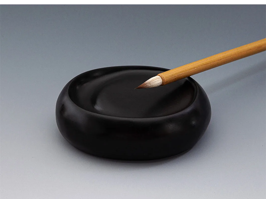 Чернильная плита She Yan Tai Inkstone для каллиграфии миниатюрный камень традиционной