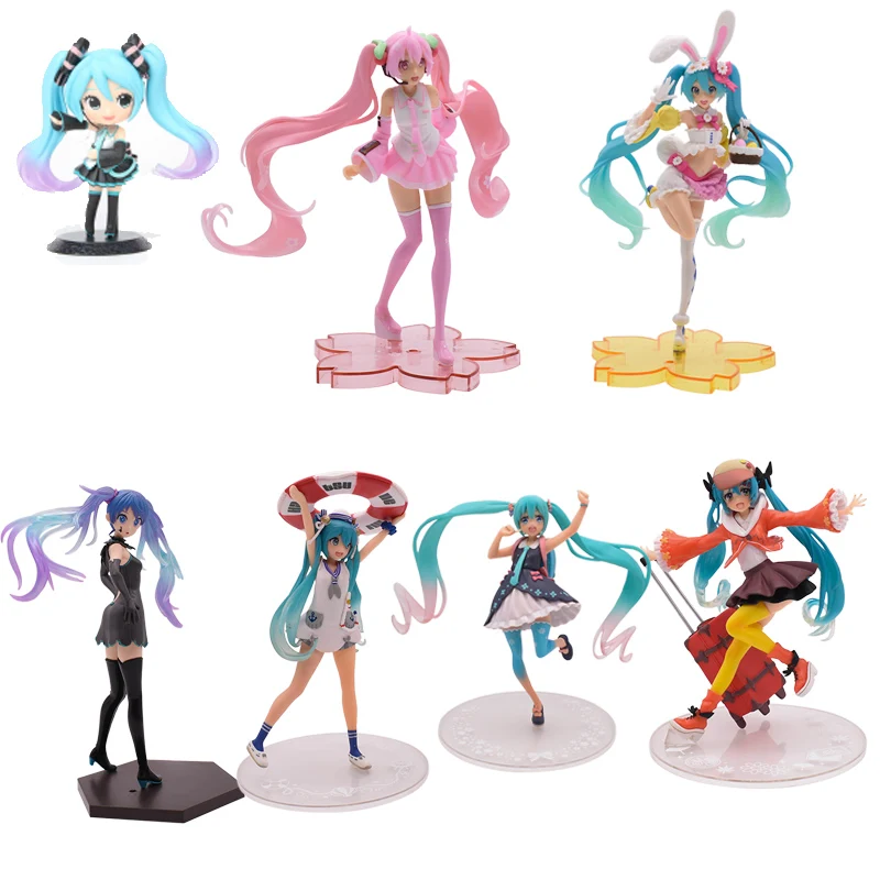 

7 Styles Pink Girl cos Rabbit Cherry Sakura Figure