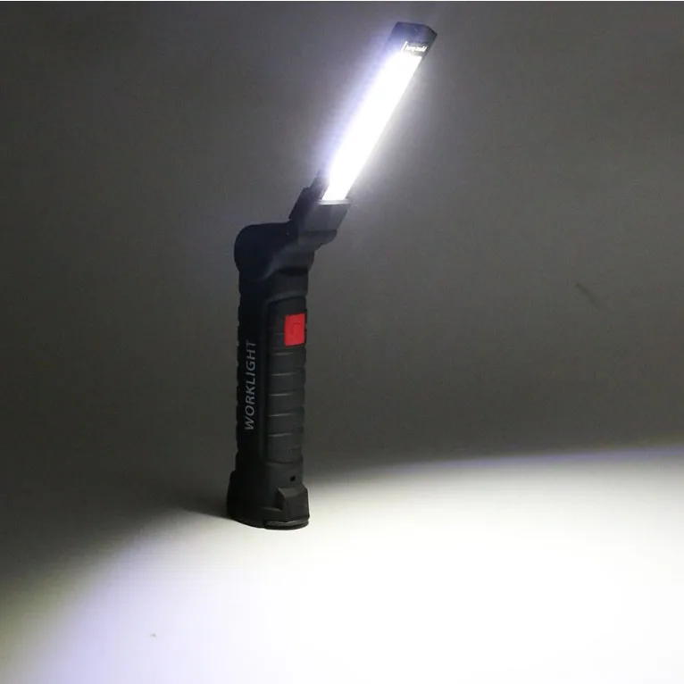 Светодиодный фонарик многофункциональный складной аварийный фонарь