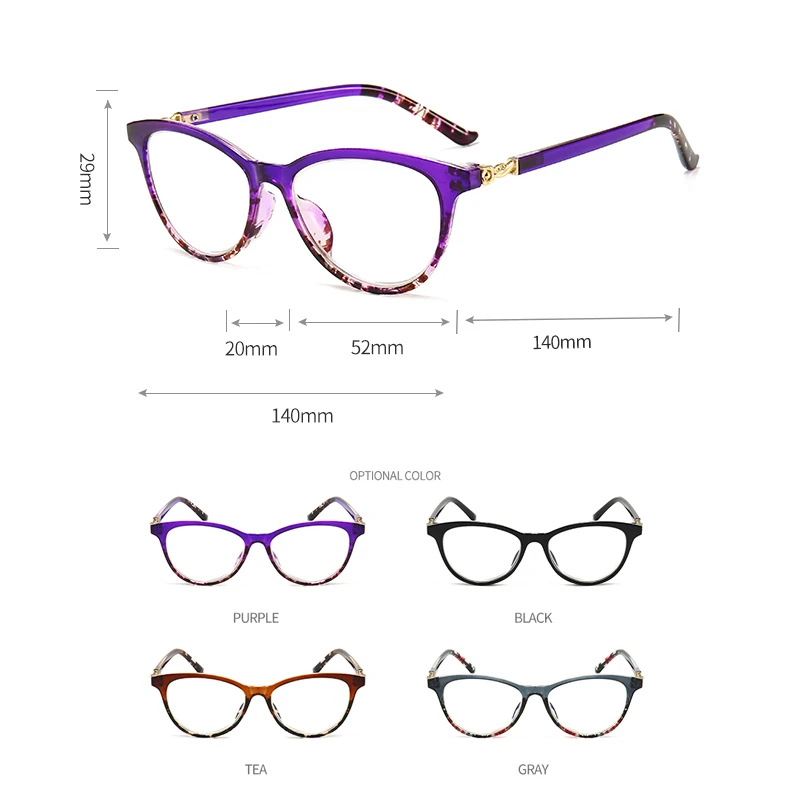 2020 анти синий светильник очки для чтения женские унисекс вес элегантный стиль