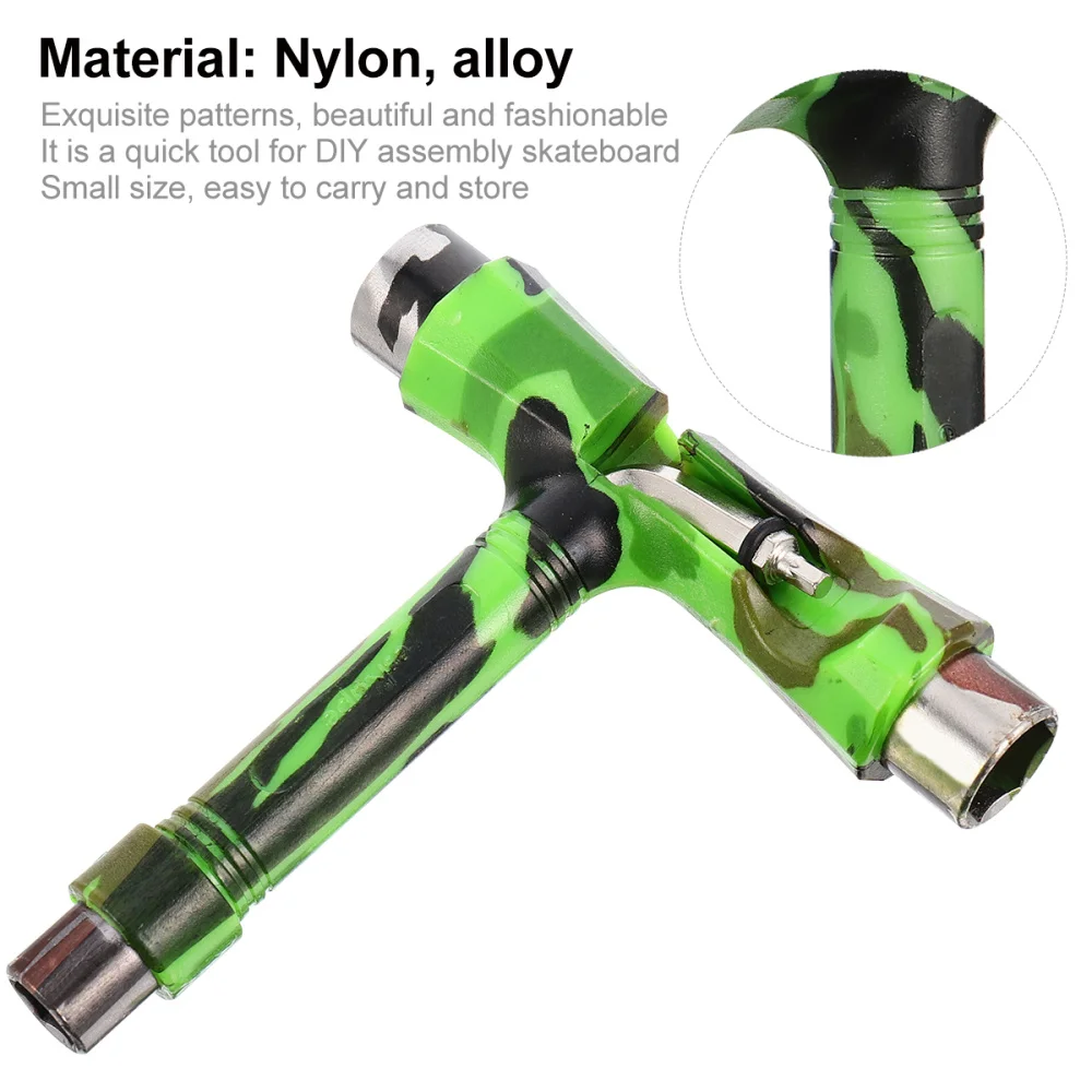 

All-in-One Tools Multi-Function Portable Skateboard T Tool Accessory