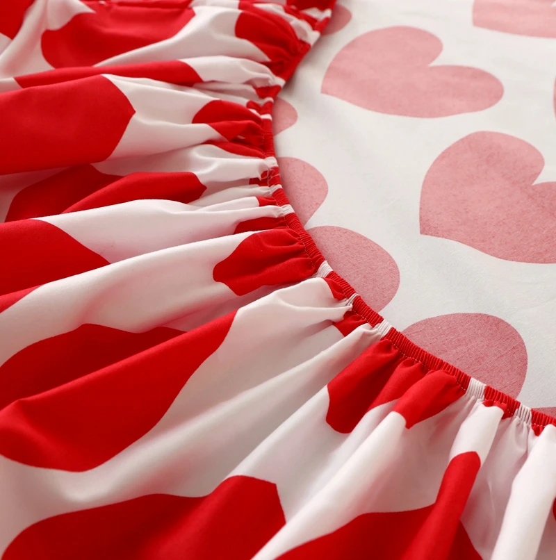 1 шт. натяжная простыня с принтом наматрасник четырьмя углами и эластичной лентой