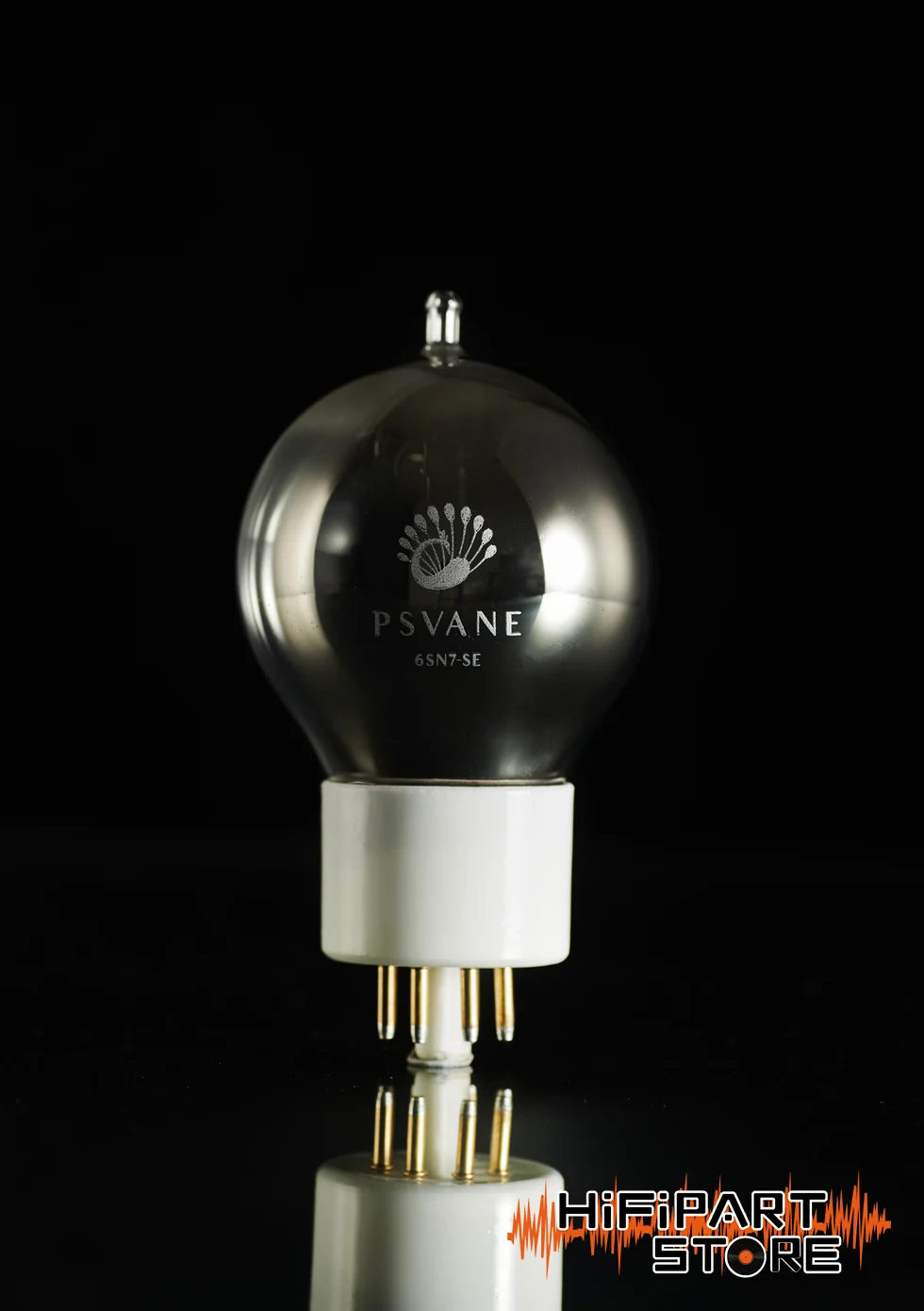 PSVANE 6SN7-SE Vacuum Tube Special Customize Version Black Plate Gold Pin Replace 6N8P 6H8C 6SN7 Matched Pair