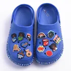 Подвески для обуви Cowboys Girl Croc, 1 шт., 8 черных обуви, очаровательные аксессуары, черные украшения для обуви в виде Розы, Wi-Fi, POW