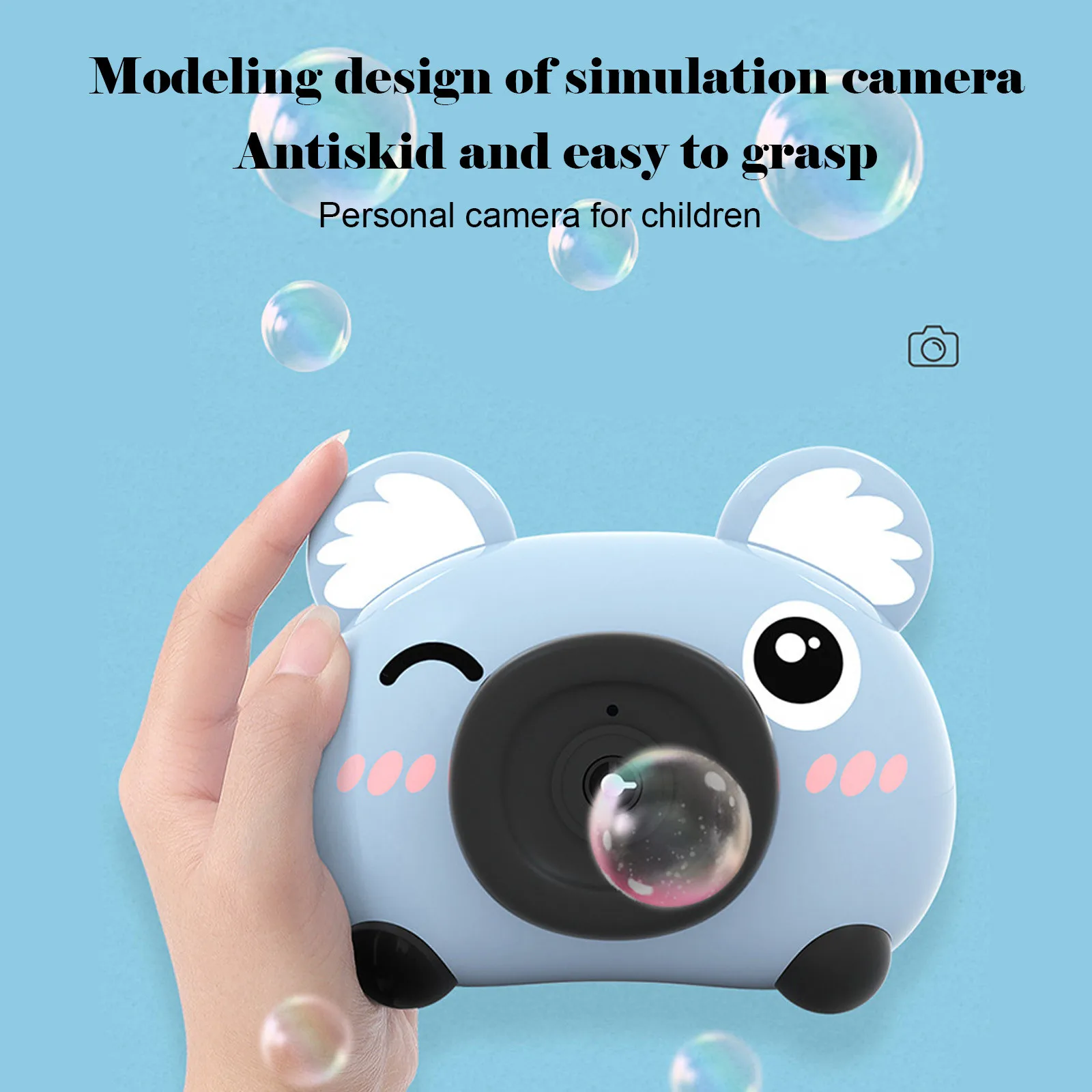 

Funny Bubble Toys 75ml Kawaii Blue Shy Koala Automatic Bubble Machine Blower Party Summer Outdoor Adorable Toys For Kids 2021