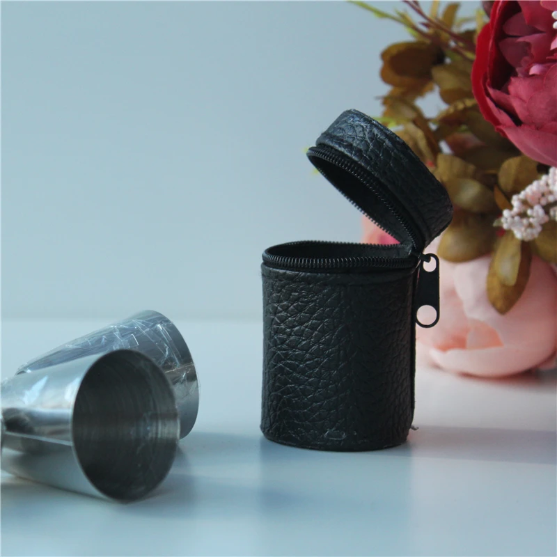 4 шт./компл. мини 30 мл портативные винные чашки из нержавеющей стали Питьевая