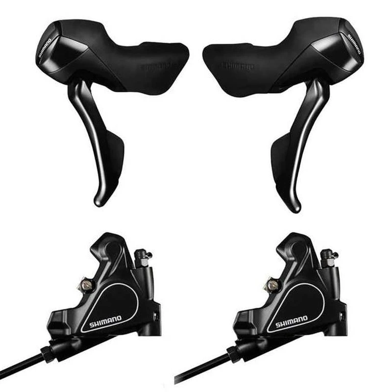 Shimano Tiagra 4700 shifer + стоп сигнал ST RS405 BR гидравлические дисковые тормоза плоское