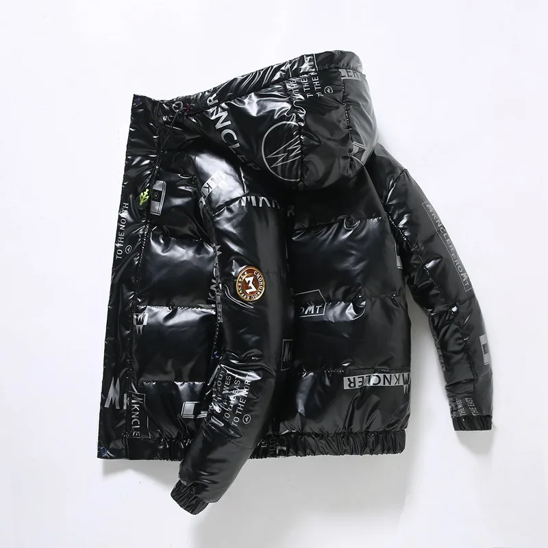 2021 New Winter Men's Down Jacket Thickened Warm White Duck Down Fashion Trend Youth Loose Coat Ropa Para Hombre