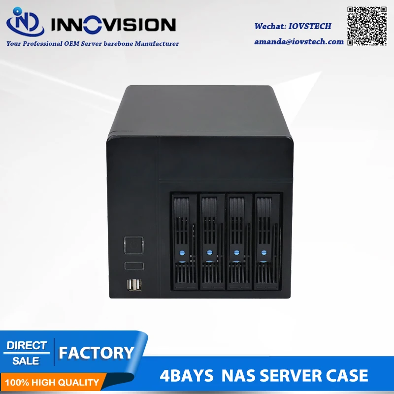 Горячая замена сервер хранения Nas шасси IPFS Miner 4 отсека для дисков 6 ГБ sata Материнская плата с поддержкой mini-itx материнская плата