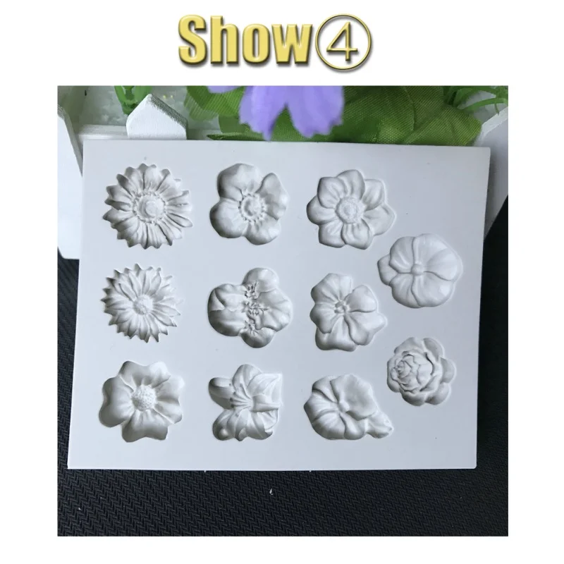 DIY 3D силиконовые формы для торта с цветами форма выпечки печенья декор кухонный