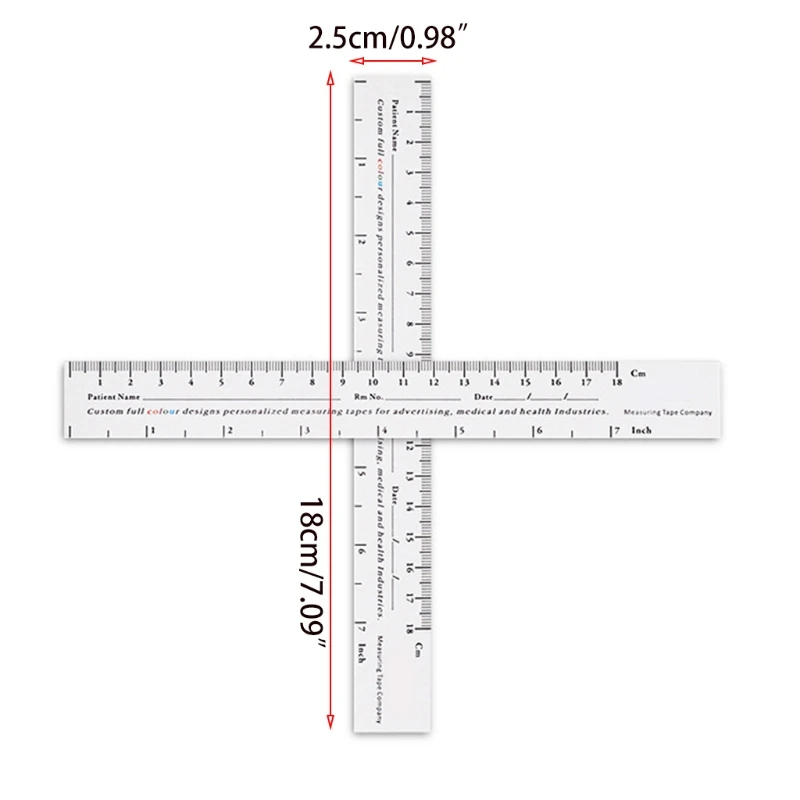 

2021 New Wound Measurement Tools Educare Measuring Tape Me dical Measurement Ruler 100 Pack Measuring Babies Head