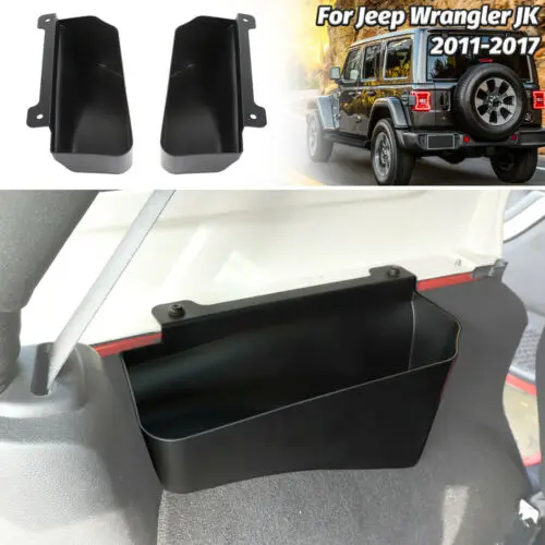 

Боковой ящик для хранения в багажнике, органайзер, лоток для задних ящиков для Jeep Wrangler JK JKU 2007-17, автомобильные аксессуары