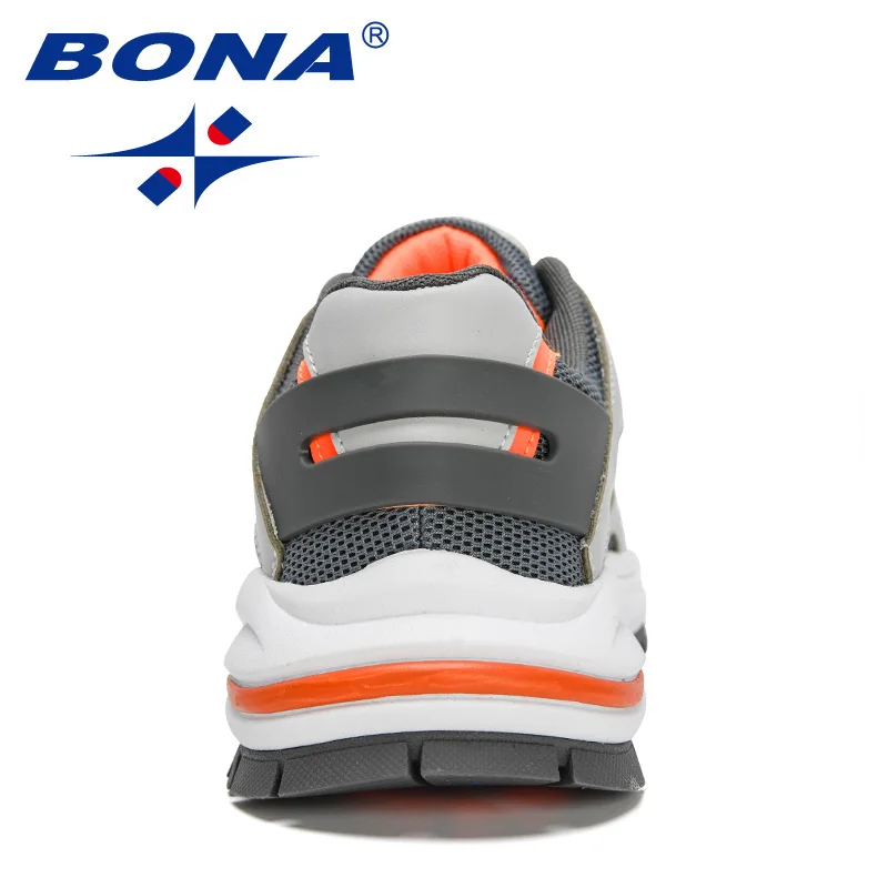 BONA 2021 New Designers Light Running Shoes Men Comfortable Sport Shoes Breathable Man Sneaker Walking Jogging Shoes Mansculino