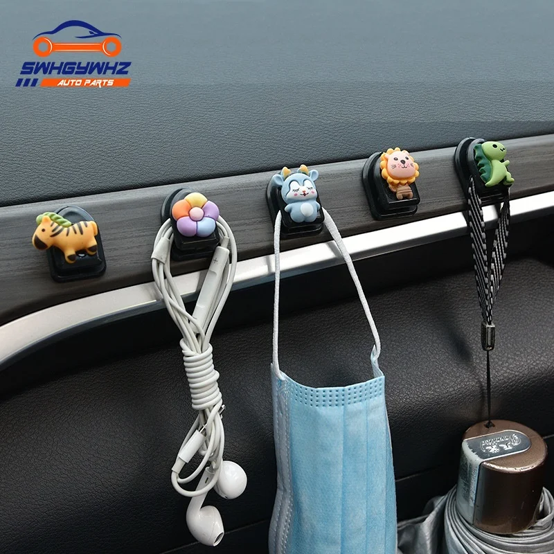1 шт. мини многофункциональные автомобильные крючки для крепления милый