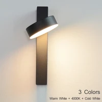 led wall lamps indoor with switch 9w wall lamp bedroom living room nordic modern wall light aisle study reading wall sconces