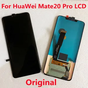 for huawei mate20 pro lcd original super amoled display touch no frame no fingerprint with black dot or line screen assembly free global shipping
