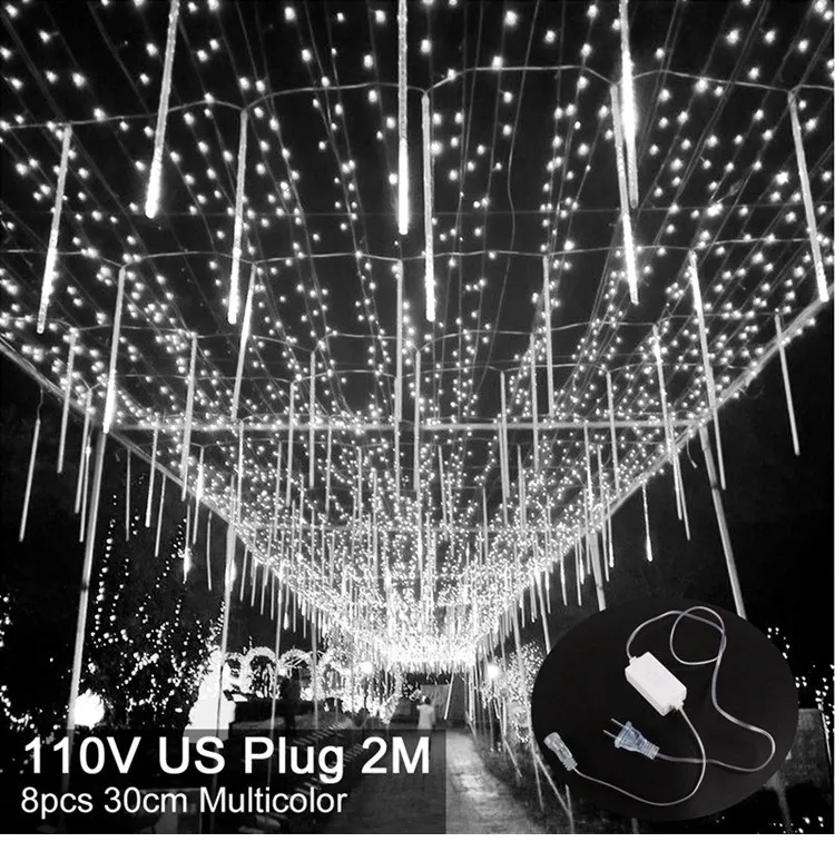 Cool White US Plug 3 20LED светильник "ветви ивы", рождественские украшения для дома, рождественский подарок, новогодний декор, рождественские настольные декоративные светильники - Цвет: Cool White US Plug 3