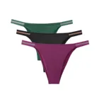 Сексуальные Трусики-бикини для девушек, стринги, Летние плавки, женские трусы, пляжная одежда, бесшовные бразильские стринги, бикини, трусики, нижнее белье