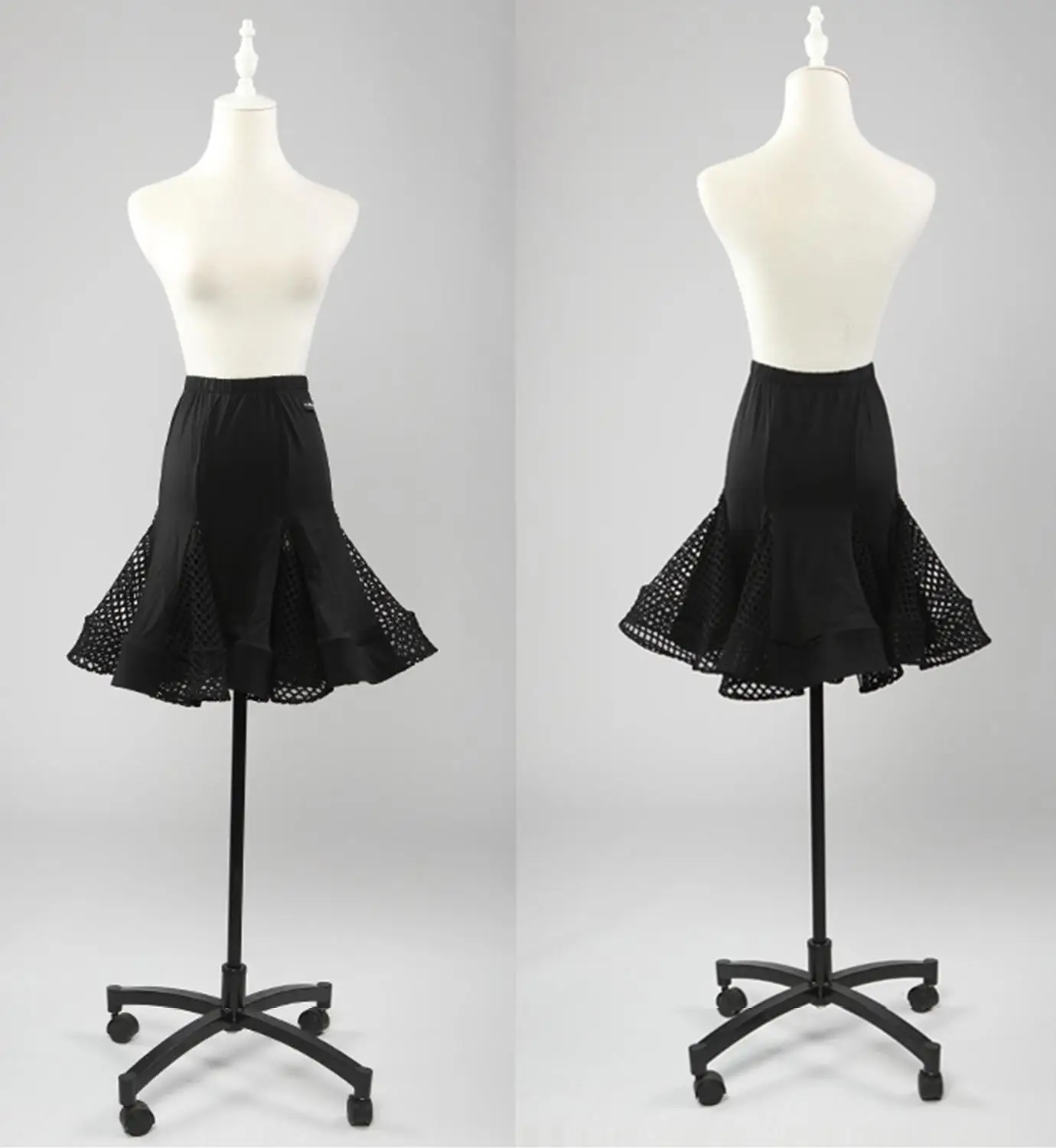 G2019 латинский танцевальный зал Танцы профессиональная сетчатая подключен fishbone